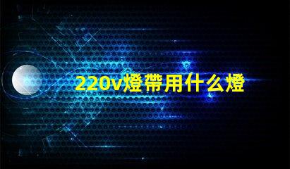 220v燈帶用什么燈珠