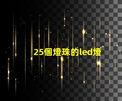 25個燈珠的led燈
