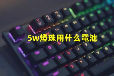 5w燈珠用什么電池