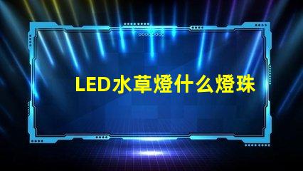 LED水草燈什么燈珠好
