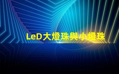 LeD大燈珠與小燈珠圖片