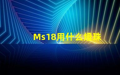 Ms18用什么燈珠