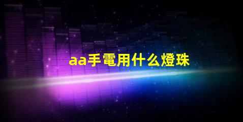 aa手電用什么燈珠
