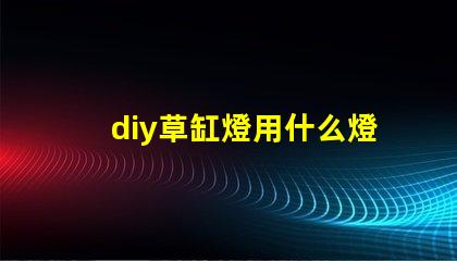 diy草缸燈用什么燈珠