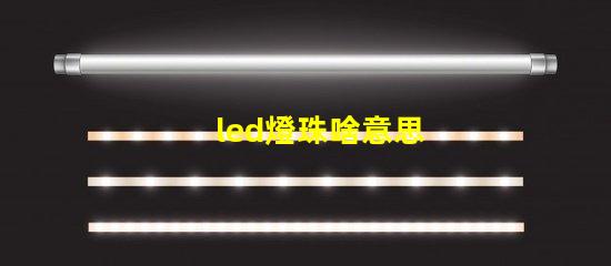 led燈珠啥意思