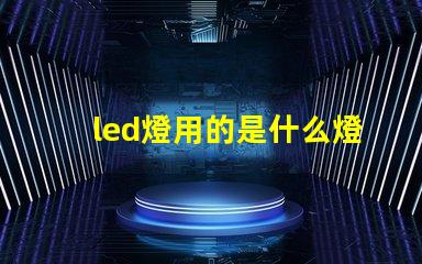 led燈用的是什么燈珠