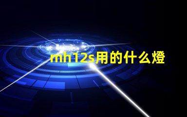 mh12s用的什么燈珠
