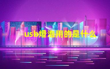 usb燈泡用的是什么燈珠