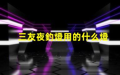 三友夜釣燈用的什么燈珠
