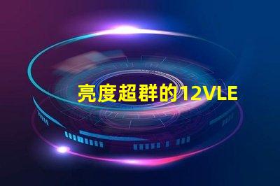 亮度超群的12VLED燈珠