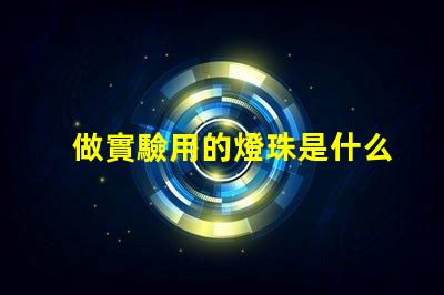 做實驗用的燈珠是什么燈珠