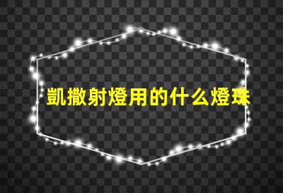 凱撒射燈用的什么燈珠