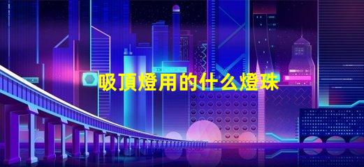 吸頂燈用的什么燈珠