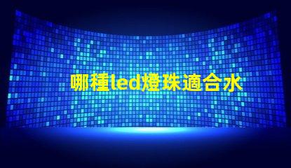 哪種led燈珠適合水草燈