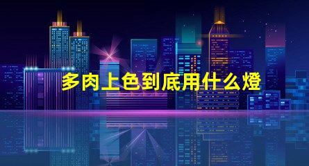 多肉上色到底用什么燈珠
