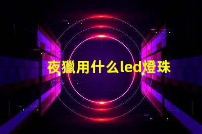 夜獵用什么led燈珠好