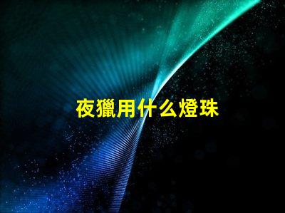 夜獵用什么燈珠