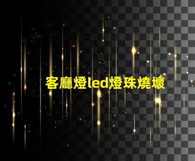 客廳燈led燈珠燒壞了