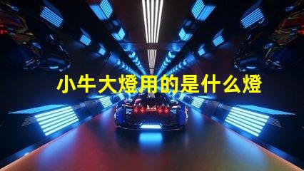 小牛大燈用的是什么燈珠