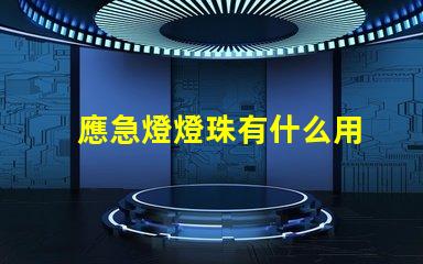 應急燈燈珠有什么用