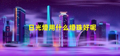 日光燈用什么燈珠好呢