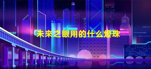 未來之眼用的什么燈珠