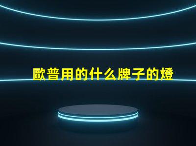 歐普用的什么牌子的燈珠