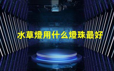 水草燈用什么燈珠最好