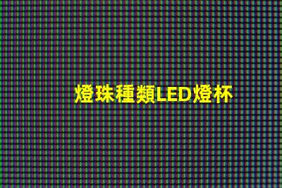 燈珠種類LED燈杯
