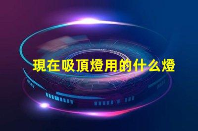 現在吸頂燈用的什么燈珠