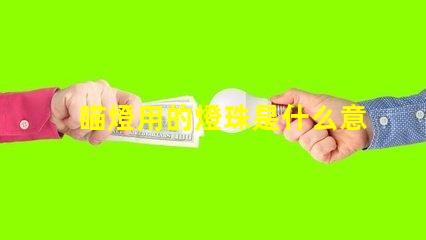 瞄燈用的燈珠是什么意思