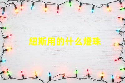 紐斯用的什么燈珠