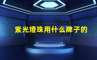 紫光燈珠用什么牌子的好