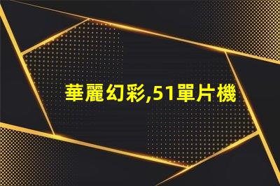 華麗幻彩,51單片機驅動燈珠璀璨綻放