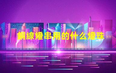 銅線燈串用的什么燈珠