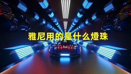 雅尼用的是什么燈珠