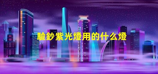 驗鈔紫光燈用的什么燈珠