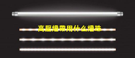 高壓燈帶用什么燈珠