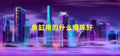 魚缸用的什么燈珠好